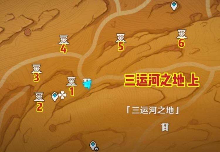 原神三运河之地上圣章石位置大全 三运河之地上圣章石攻略
