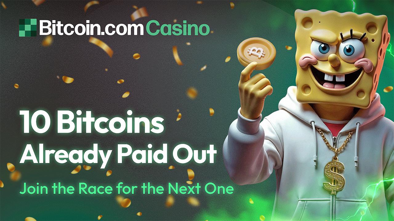 Bitcoin.com 赌场每周 1 BTC 锦标赛已派发 10 BTC 奖金，奖金规模还在不断扩大