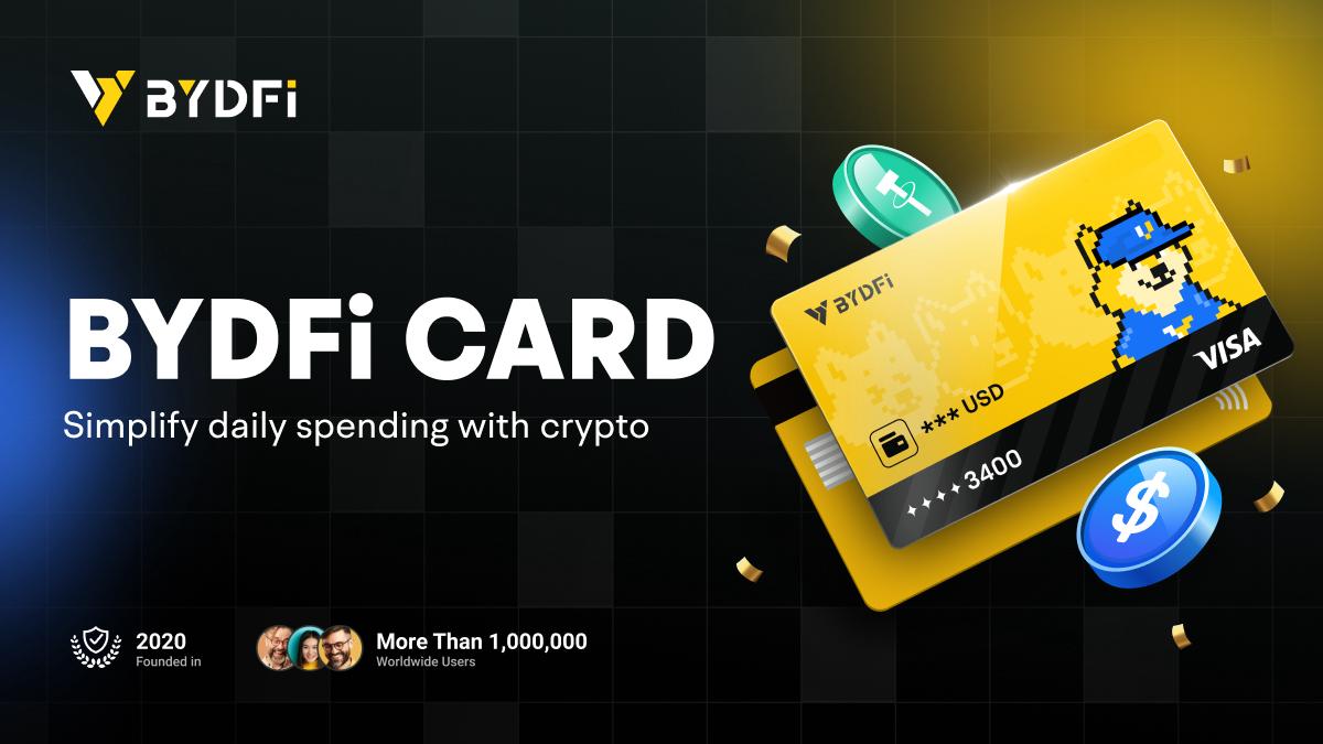 BYDFi 卡正式上线——一卡无缝连接 Web 3.0 资产与现实世界消费