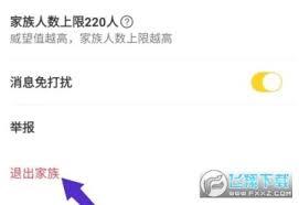 他趣如何退出家族群