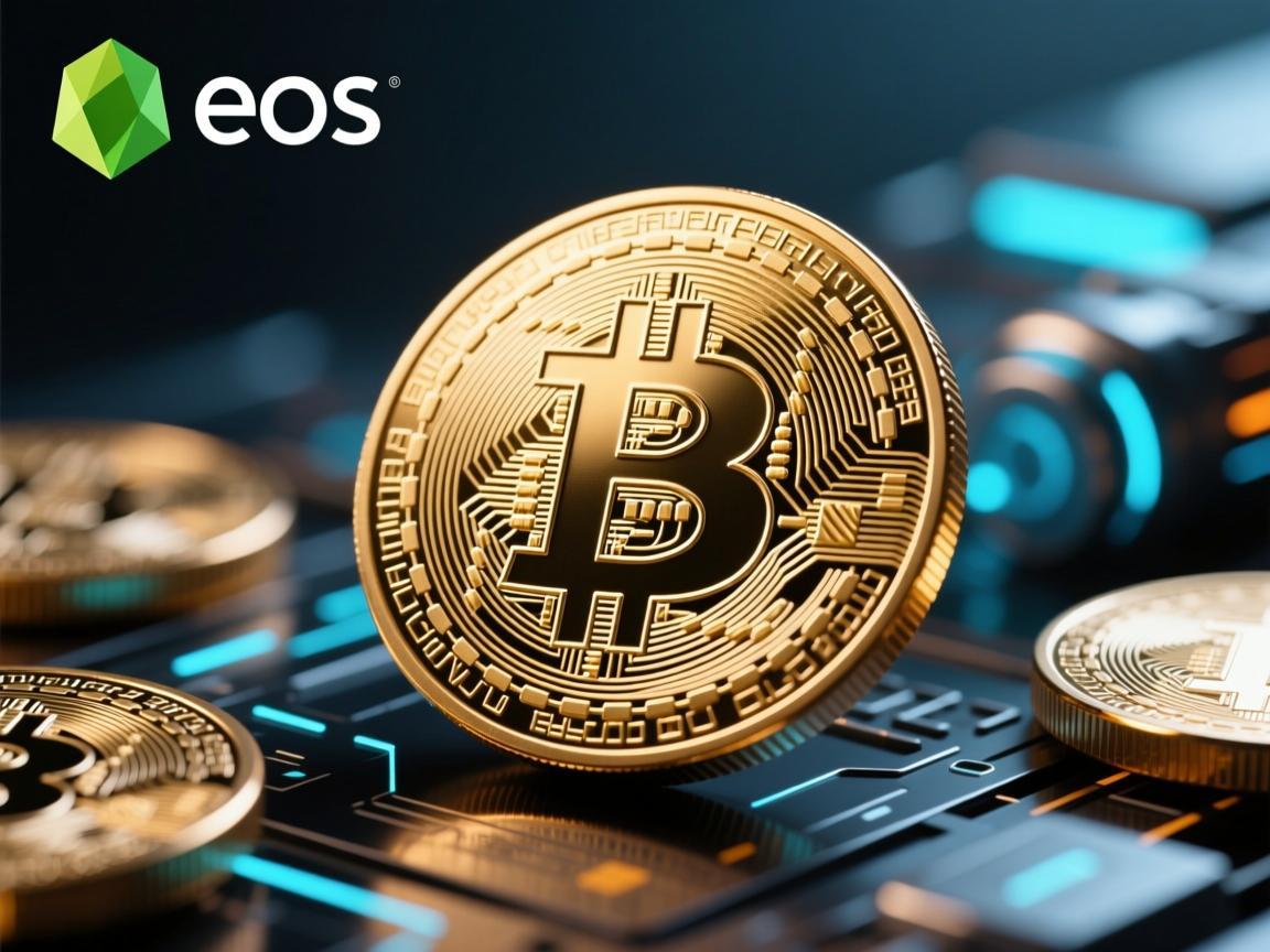 EOS币宣传图片，视觉语言中的区块链愿景