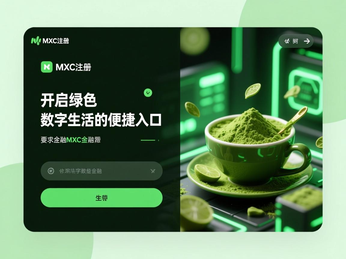 抹茶MXC注册界面，开启绿色数字生活的便捷入口