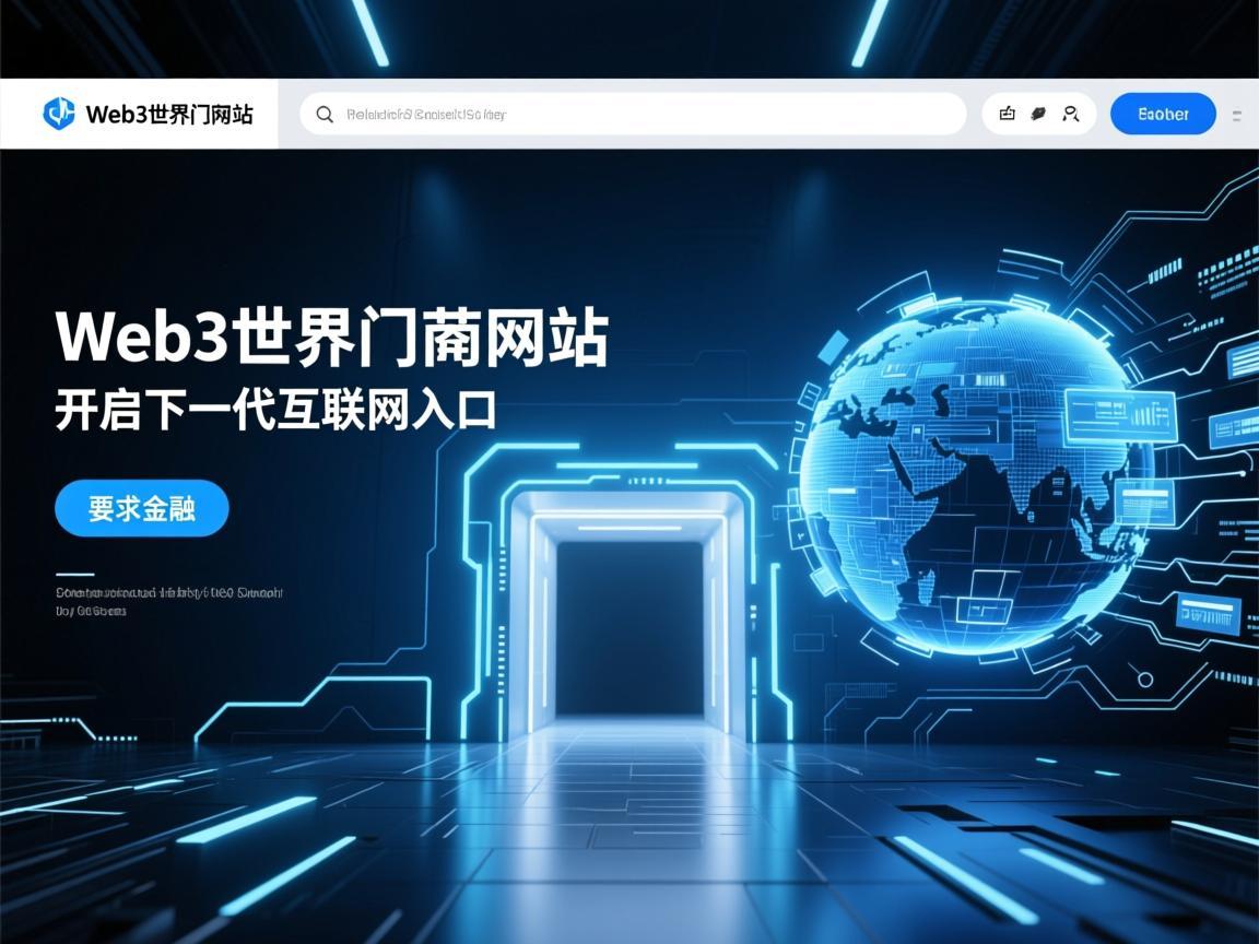 Web3世界门户网站，开启下一代互联网的入口