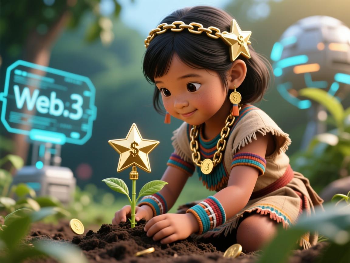 在链上种星星的小女孩，Web3世界的原住民