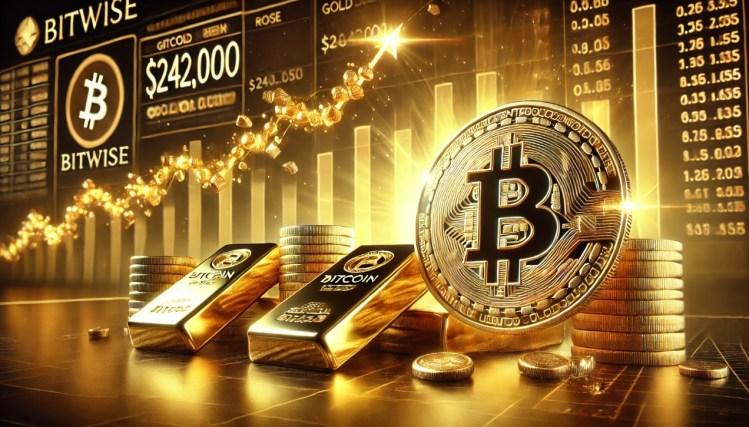 黄金轮动影响：Bitwise 警告比特币可能飙升至 242,000 美元