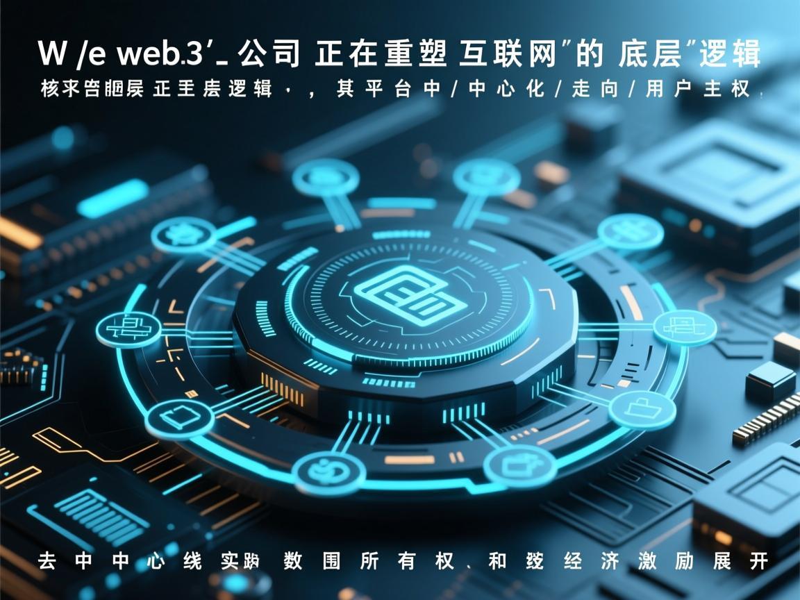 Web3公司正在重塑互联网的底层逻辑，从平台中心化走向用户主权，其核心实践围绕去中心化技术、数据所有权和经济激励展开