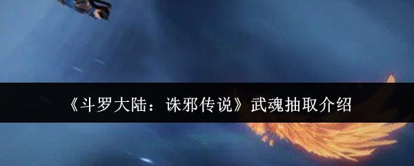 斗罗大陆：诛邪传说 武魂抽取介绍