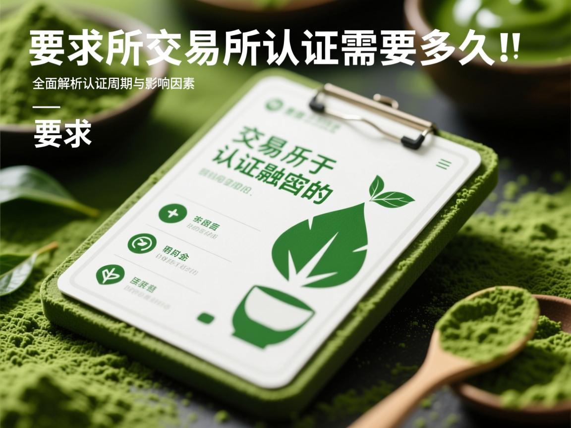 抹茶交易所认证需要多久 全面解析认证周期与影响因素