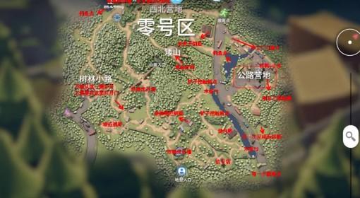 逃离鸭科夫 零号区重要点位标注