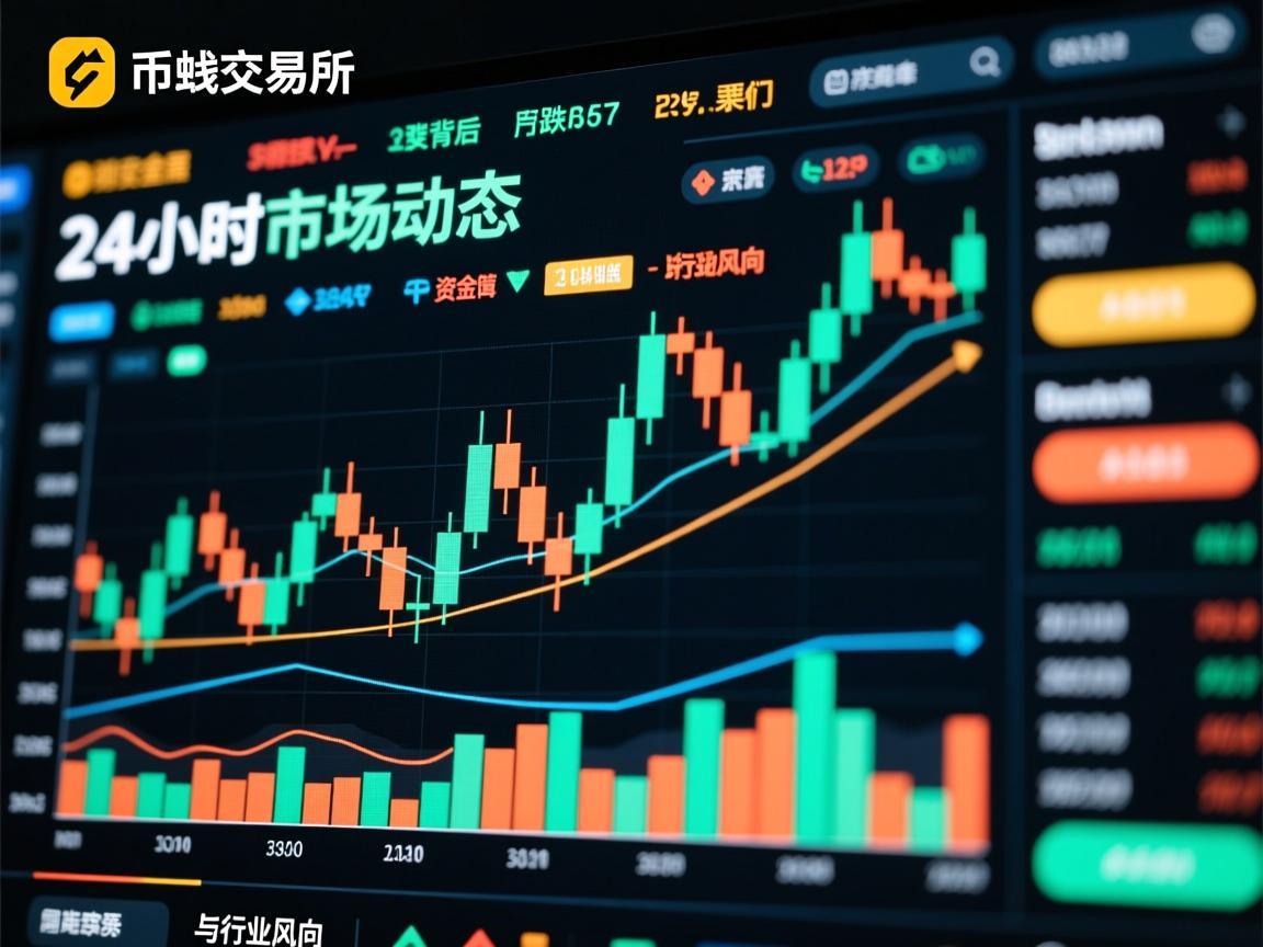 币安交易所24小时市场动态，涨跌背后的资金逻辑与行业风向