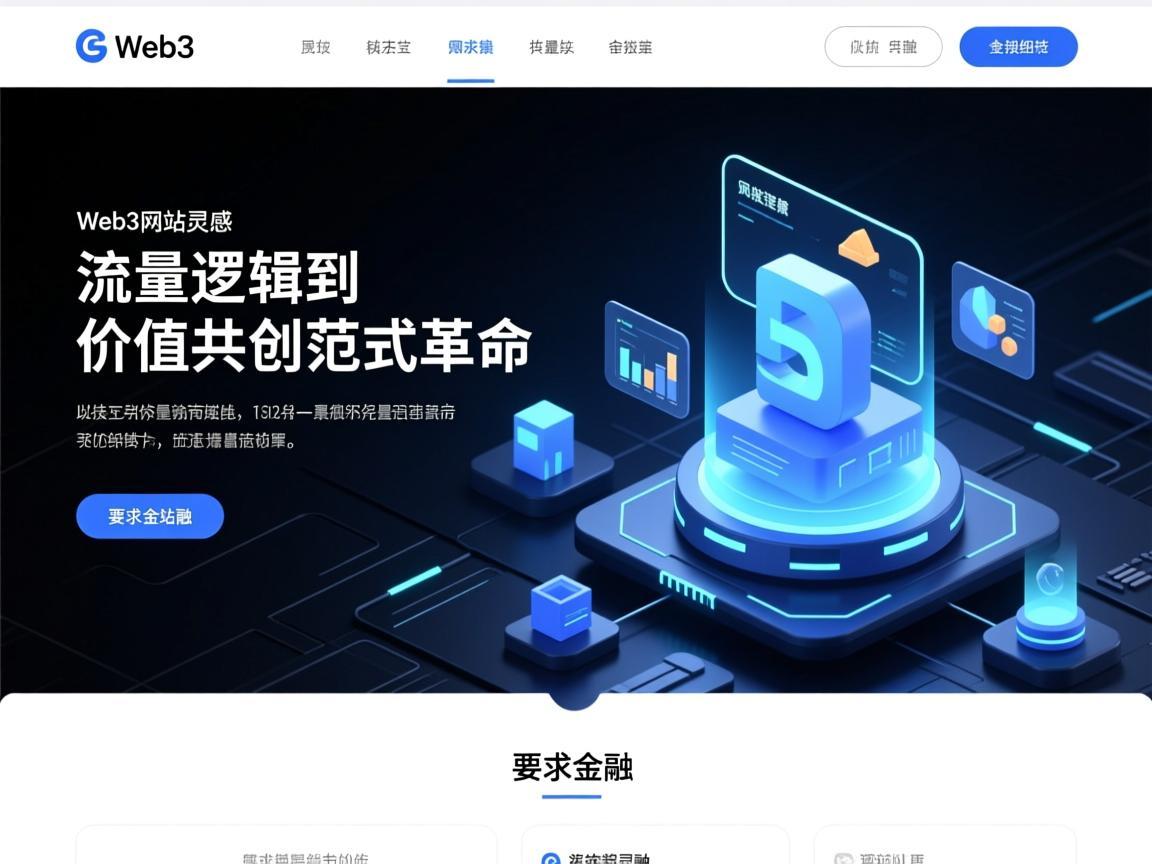 Web3网站灵感，从流量逻辑到价值共创的范式革命