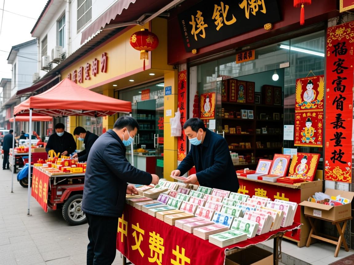 在六安，售卖冥币的店铺主要集中在传统祭祀用品集中区域，既有固定的实体店，也有季节性流动摊点，市民可根据需求就近选择