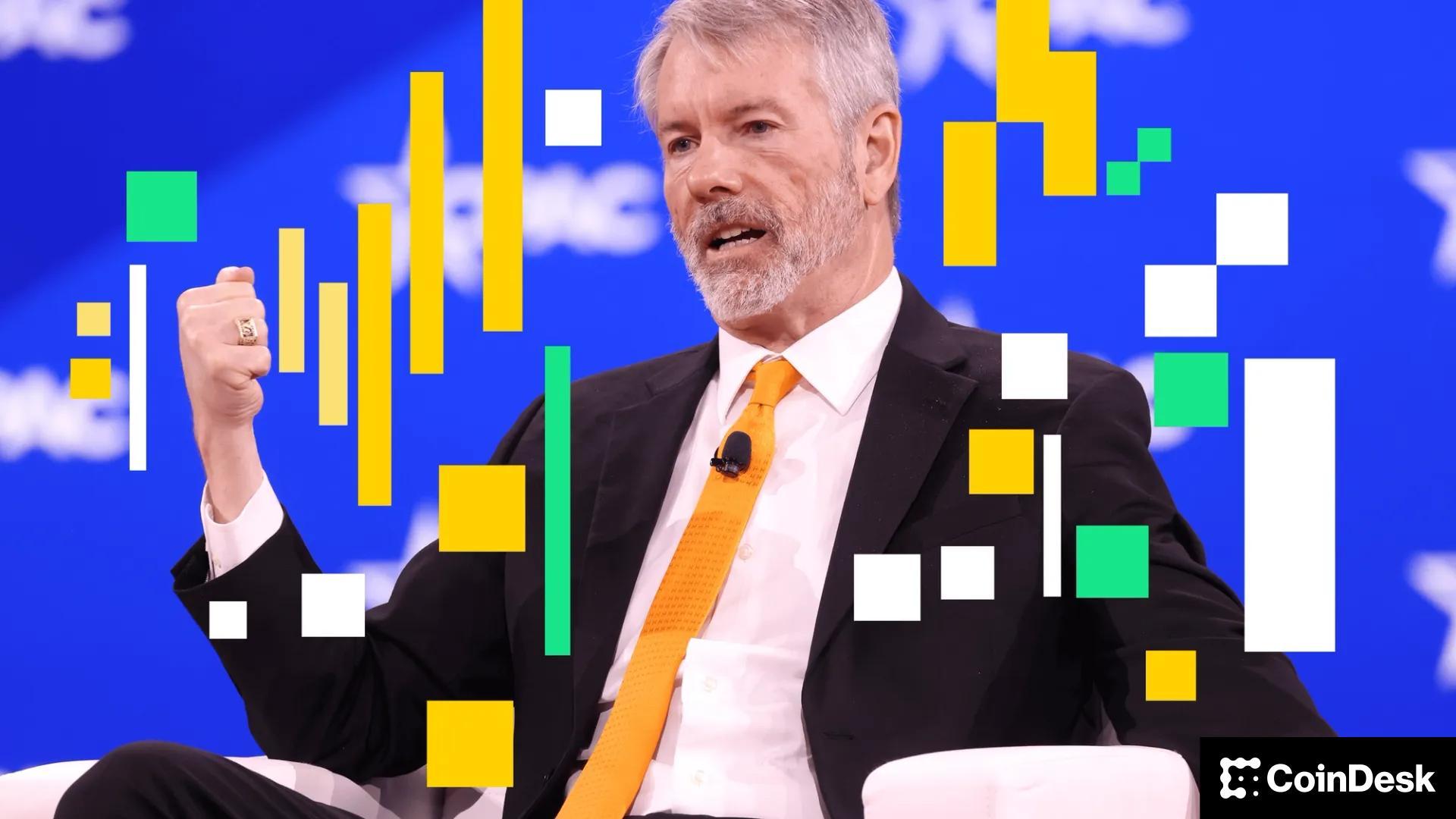 Michael Saylor 的策略上周为其比特币持仓增加了 4500 万美元。
