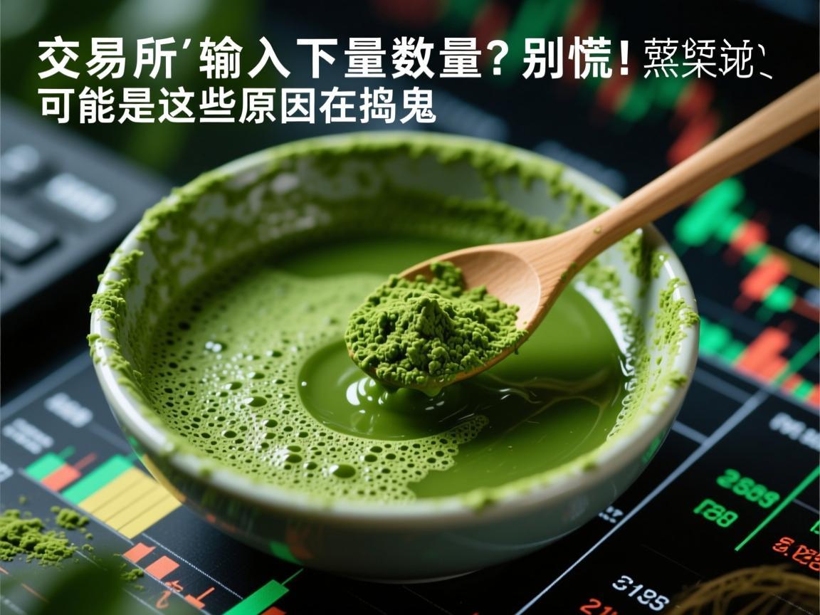 抹茶交易所输入不了数量 别慌！可能是这些原因在捣鬼