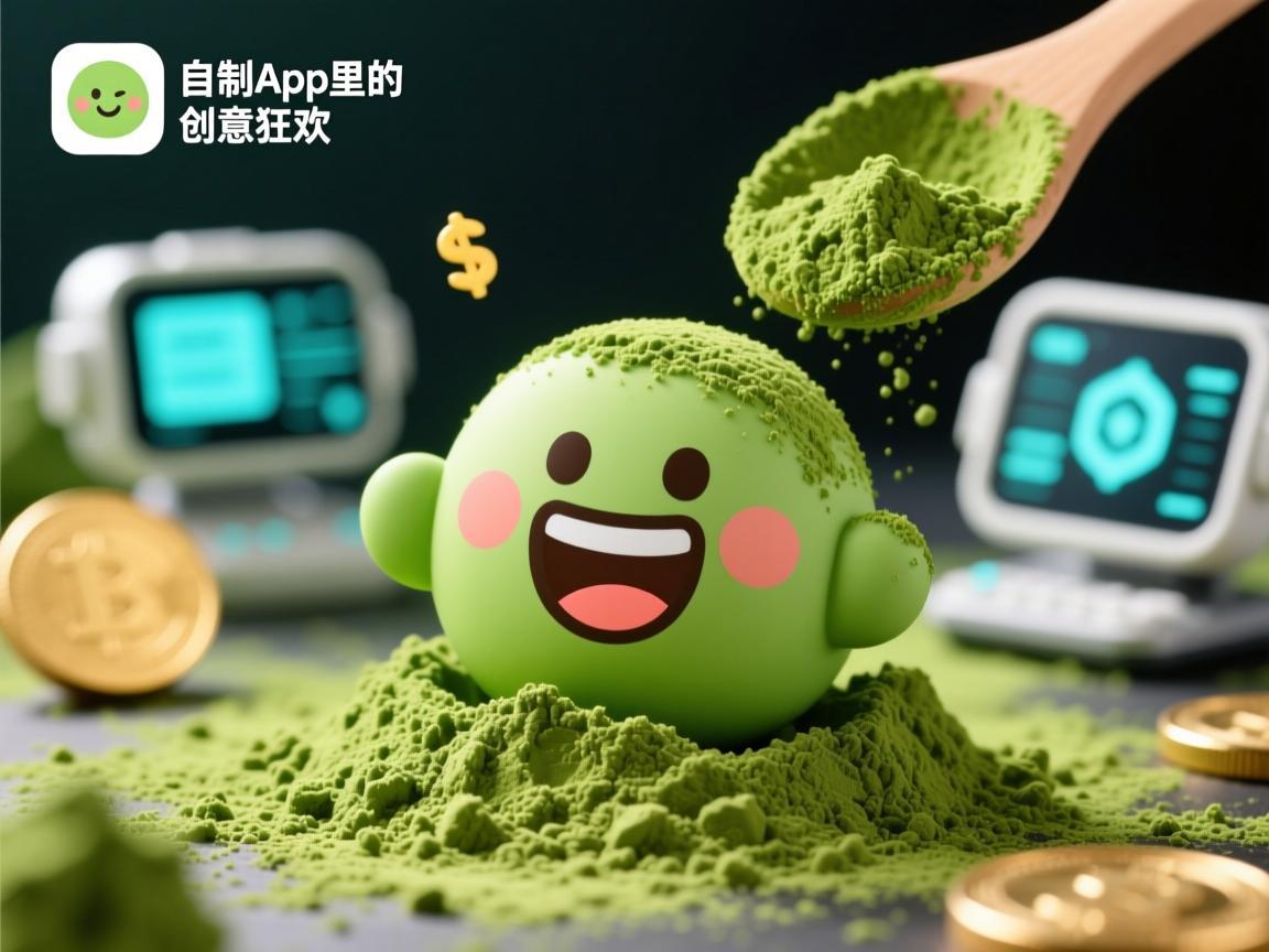 当抹茶粉遇上表情包，自制App里的创意狂欢