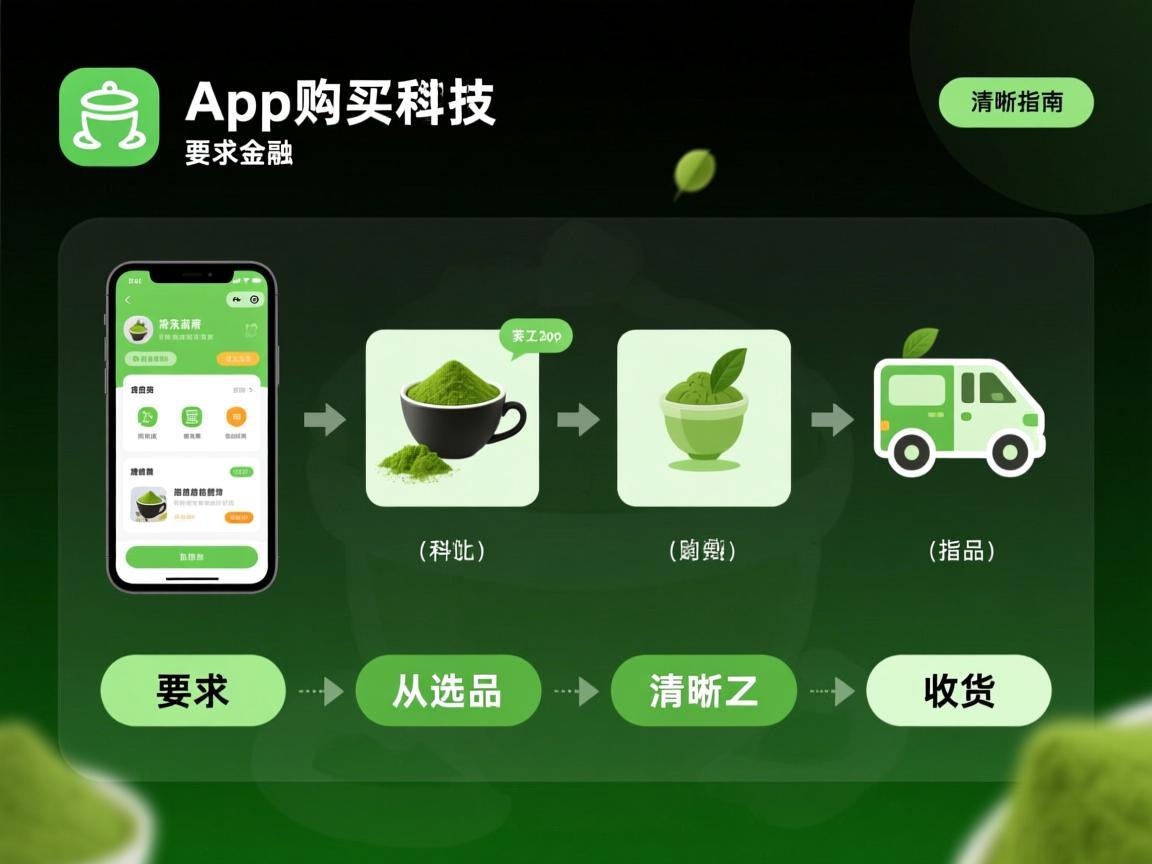 抹茶App购买流程图，从选品到收货的清晰指南