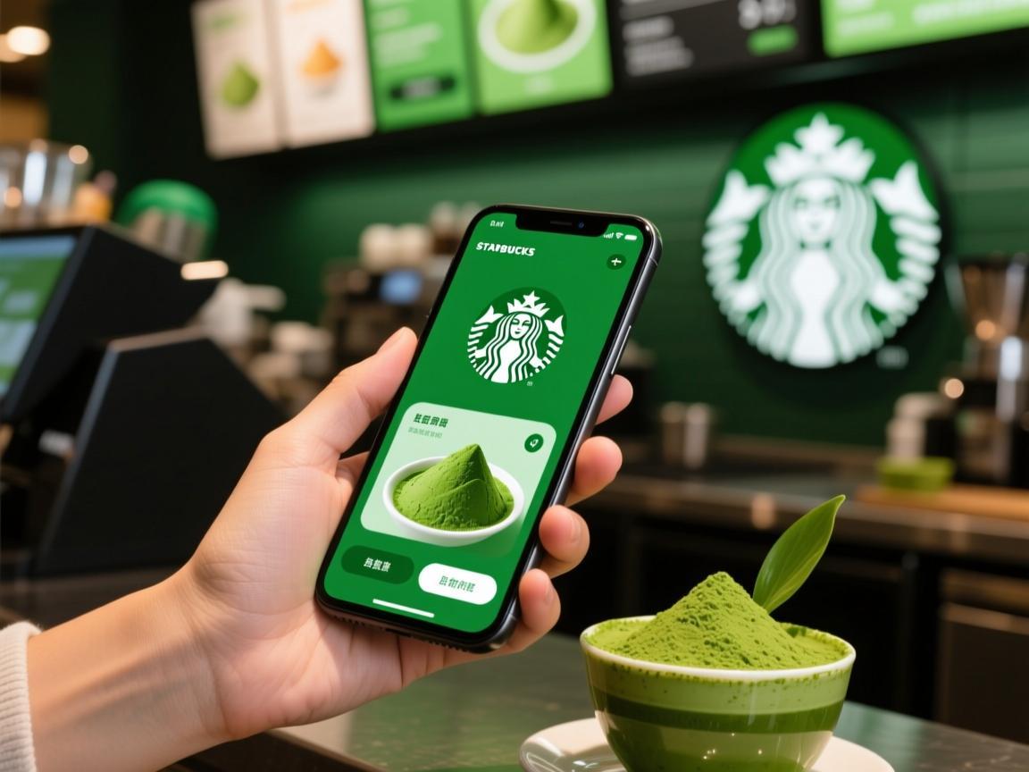 星巴克抹茶App点单，指尖上的绿色仪式感
