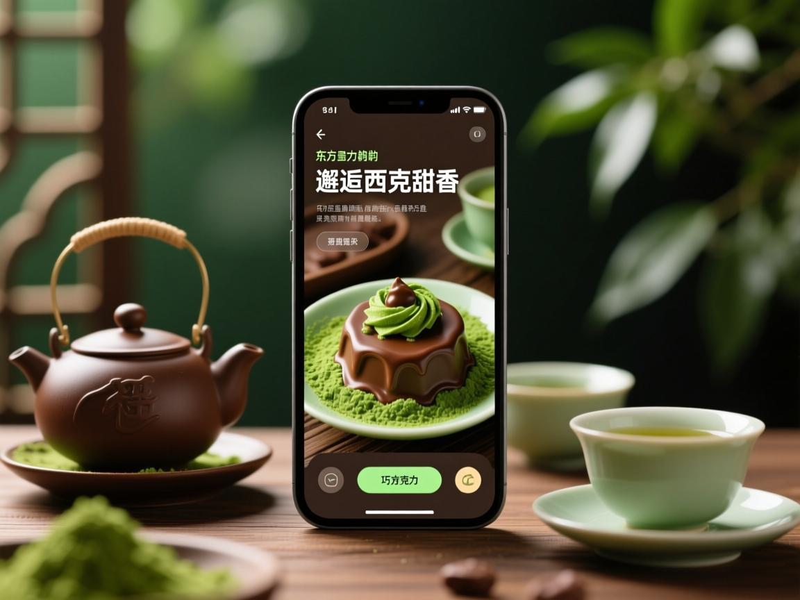 抹茶巧克力APP，当东方茶韵邂逅西方甜香