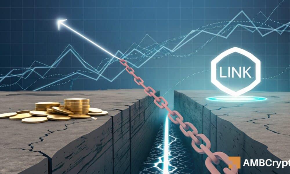 Chainlink 跌破 16 美元，巨鲸大量抛售——LINK 会很快测试 19 美元吗