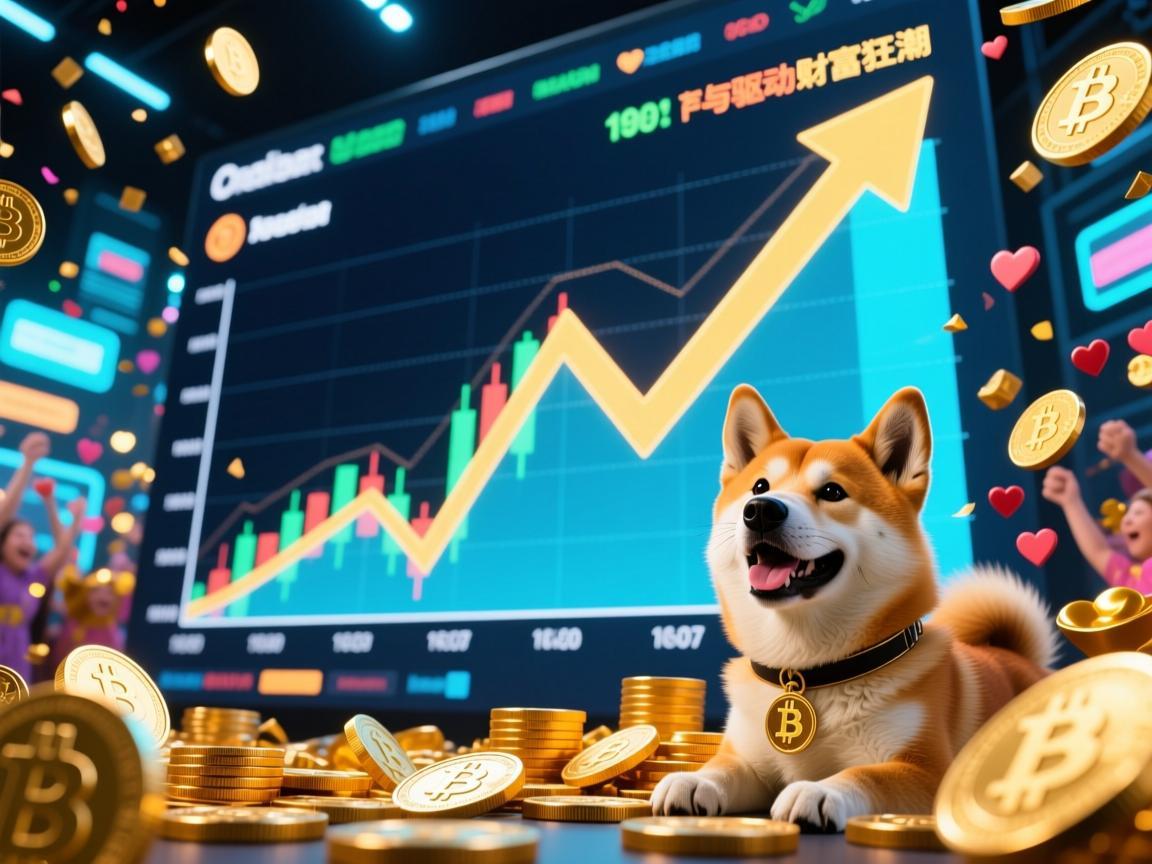 狗狗币历史最大涨幅，一场由爱与狂欢驱动的财富狂潮