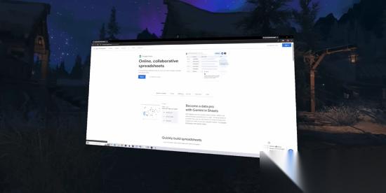 VR玩家在上古卷轴5中实现全天办公引热议