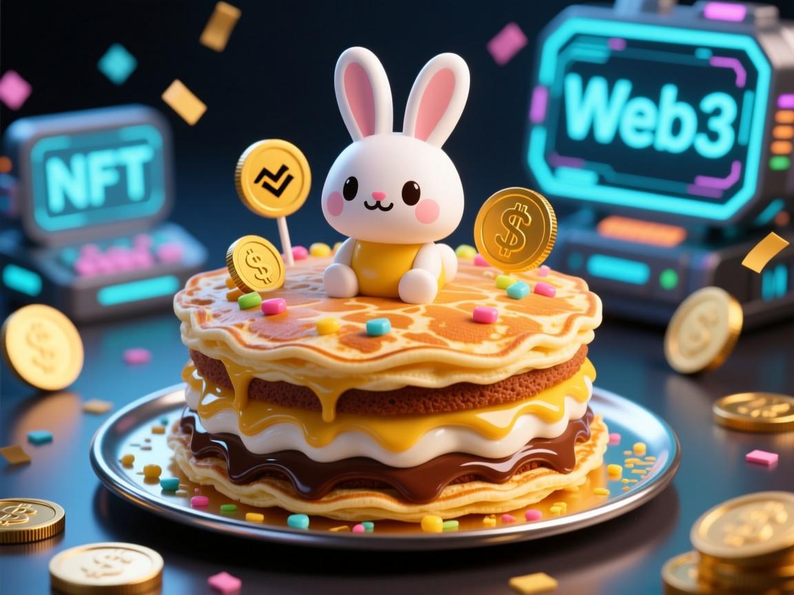 币安煎饼小兔蛋糕NFT，当数字甜点遇上Web3狂欢