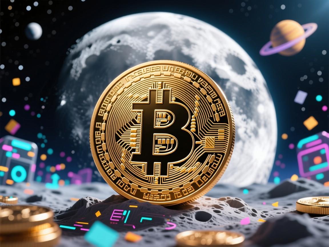 狗狗币上的月球，一场数字狂欢与太空梦的交织