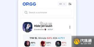 opgg如何查看英雄数据