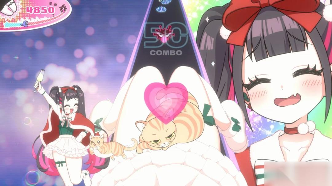 大腿音游 萌萌夹击 发布圣诞节DLC 在美少女的大腿中感受节日的气息