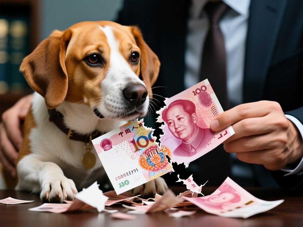 狗狗撕坏人民币，主人可能要承担法律责任