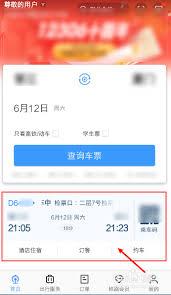 铁路12306如何查看检票口及车厢号