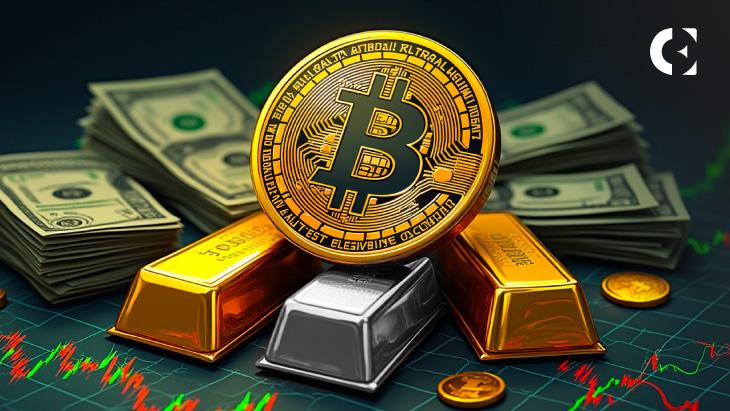 关键美国数据公布前，黄金和白银纷纷创下纪录，比特币则保持观望态度。