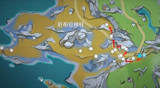 原神 冬凌草采集路线分享