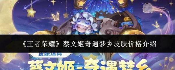 王者荣耀 蔡文姬奇遇梦乡皮肤价格介绍
