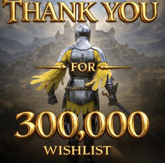 骑士之路Steam愿望单破30万 独立匠心打造的中世纪叙事杰作