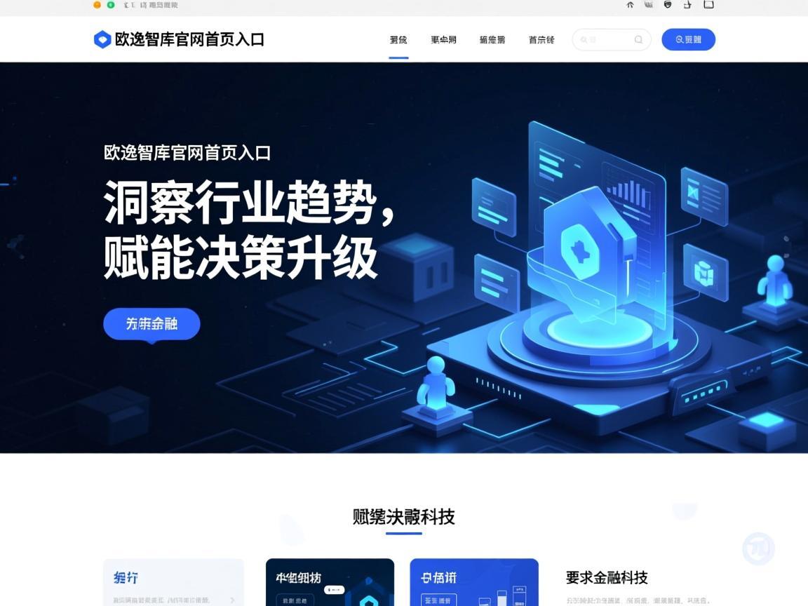 欧逸智库官网首页入口，洞察行业趋势，赋能决策升级
