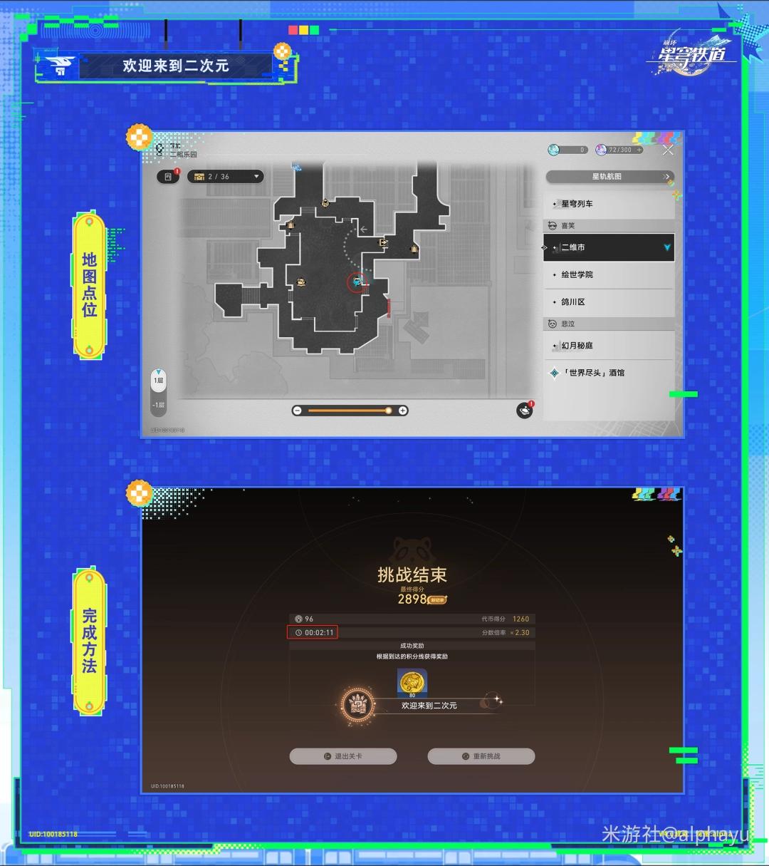 崩坏星穹铁道欢迎来到二次元成就攻略