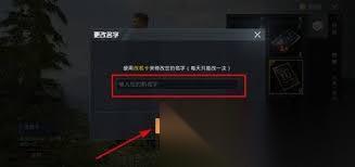 和平精英怎么修改游戏名称