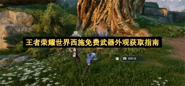 王者荣耀世界西施免费武器外观获取指南