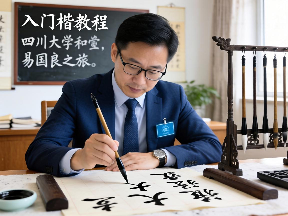 欧楷入门教程，四川大学易国良的书法之旅