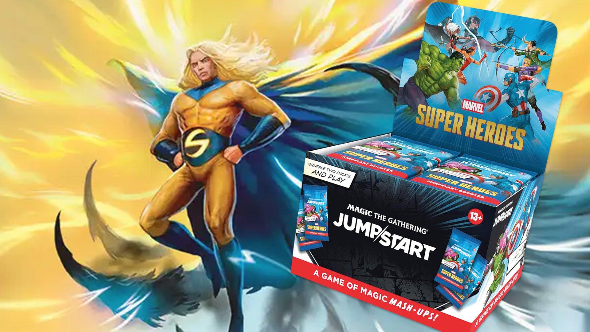 万智牌 旅法师对决's Marvel Super Heroes Jumpstart 补充包盒现已降价 31%