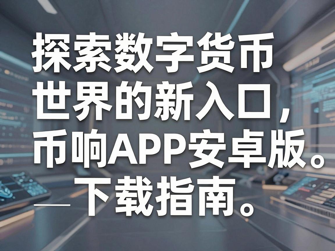 探索数字货币世界的新入口——币响APP安卓版下载指南