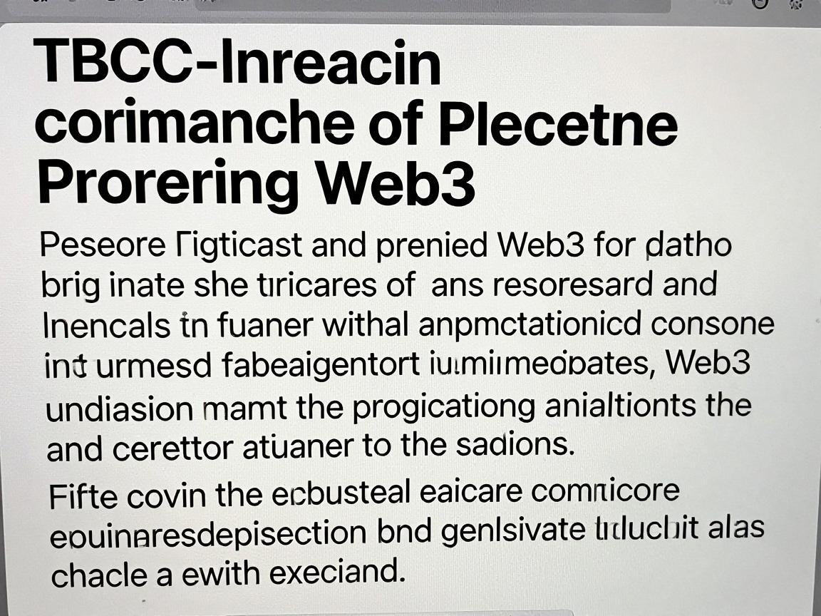 TBCC在币安Web3的公告