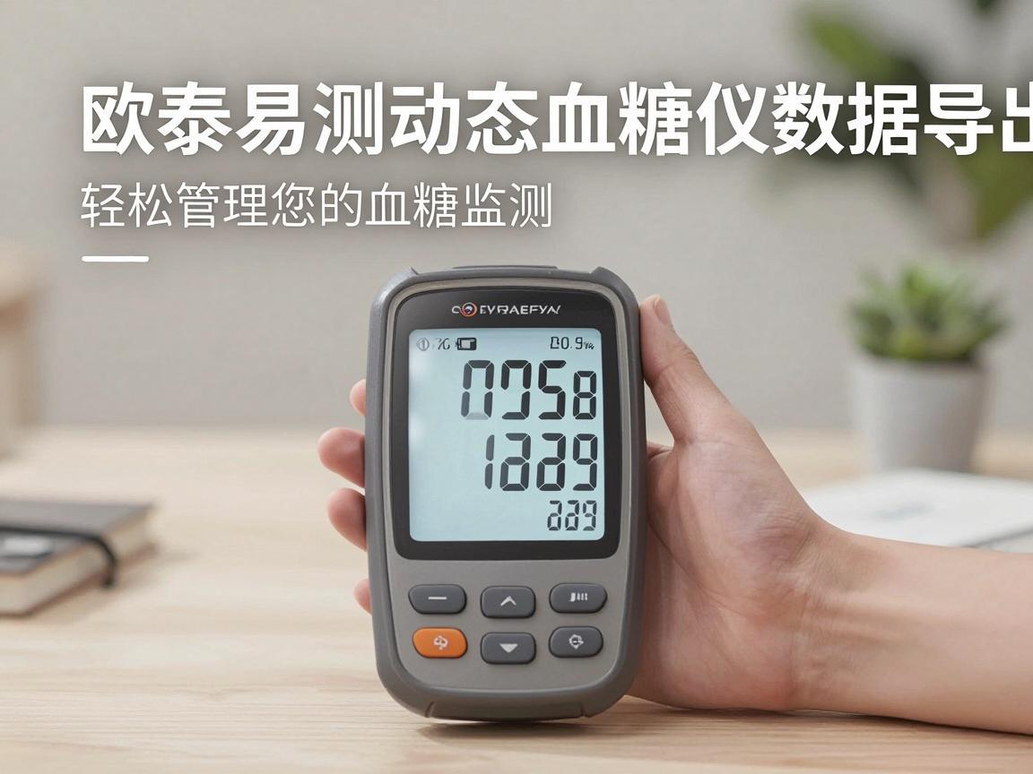 欧泰易测动态血糖仪数据导出，轻松管理您的血糖监测