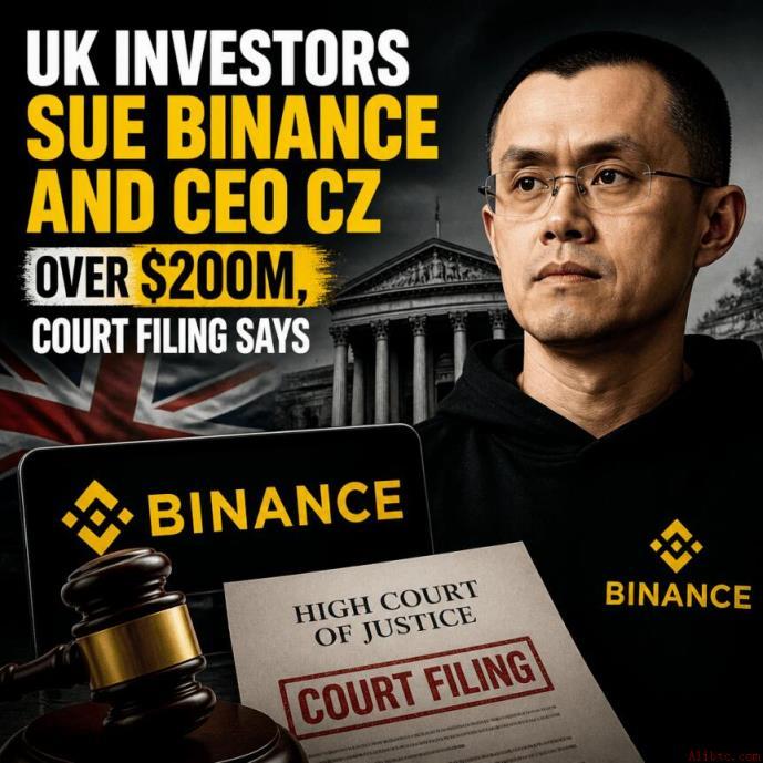英国投资者起诉币安及CEO CZ，涉案金额超2亿美元，法院文件显示
