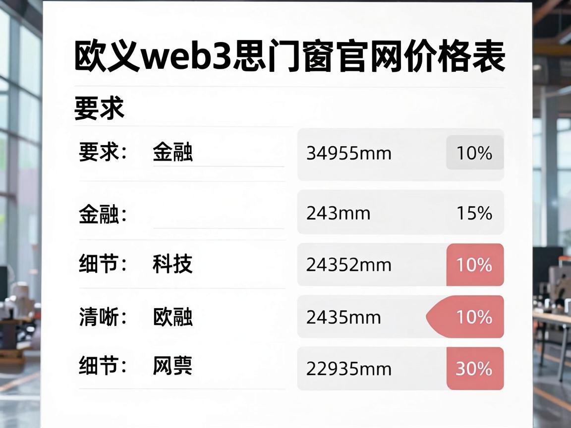 欧义web3思门窗官网价格表