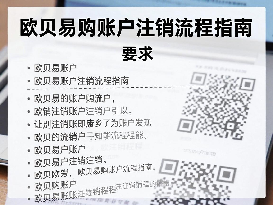 欧贝易购账户注销流程指南